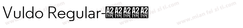 Vuldo Regular字体转换